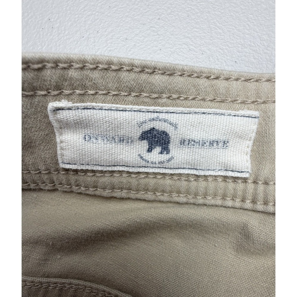 Onward Reserve Mens 5-Pocket Pants Khaki Tan Straight Leg Cotton‎ Blend 32x28 - Picture 4 of 10